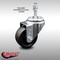 Service Caster 3.5 Inch SS Soft Rubber Wheel Swivel 10mm Threaded Stem Caster SCC SCC-SSTS20S3514-SRS-M1015 - alternate 1